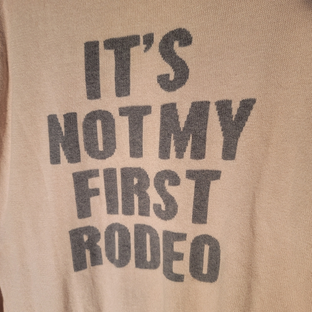 Western Sweater,  Haute Hippie, Not my first rodeo